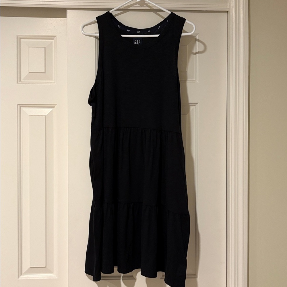 GAP Black Tiered Dress